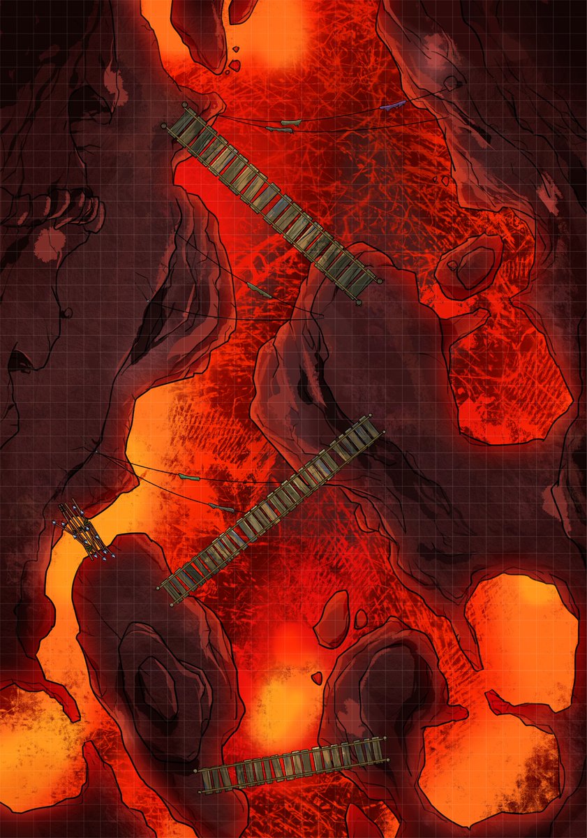TheMaplocks's tweet image. these bridges look reliable and you can't convince me otherwise 🌋
patreon.com/maplocks
#battlemap #dungeonmap #fantasygrounds #dndmaps #mapmakers