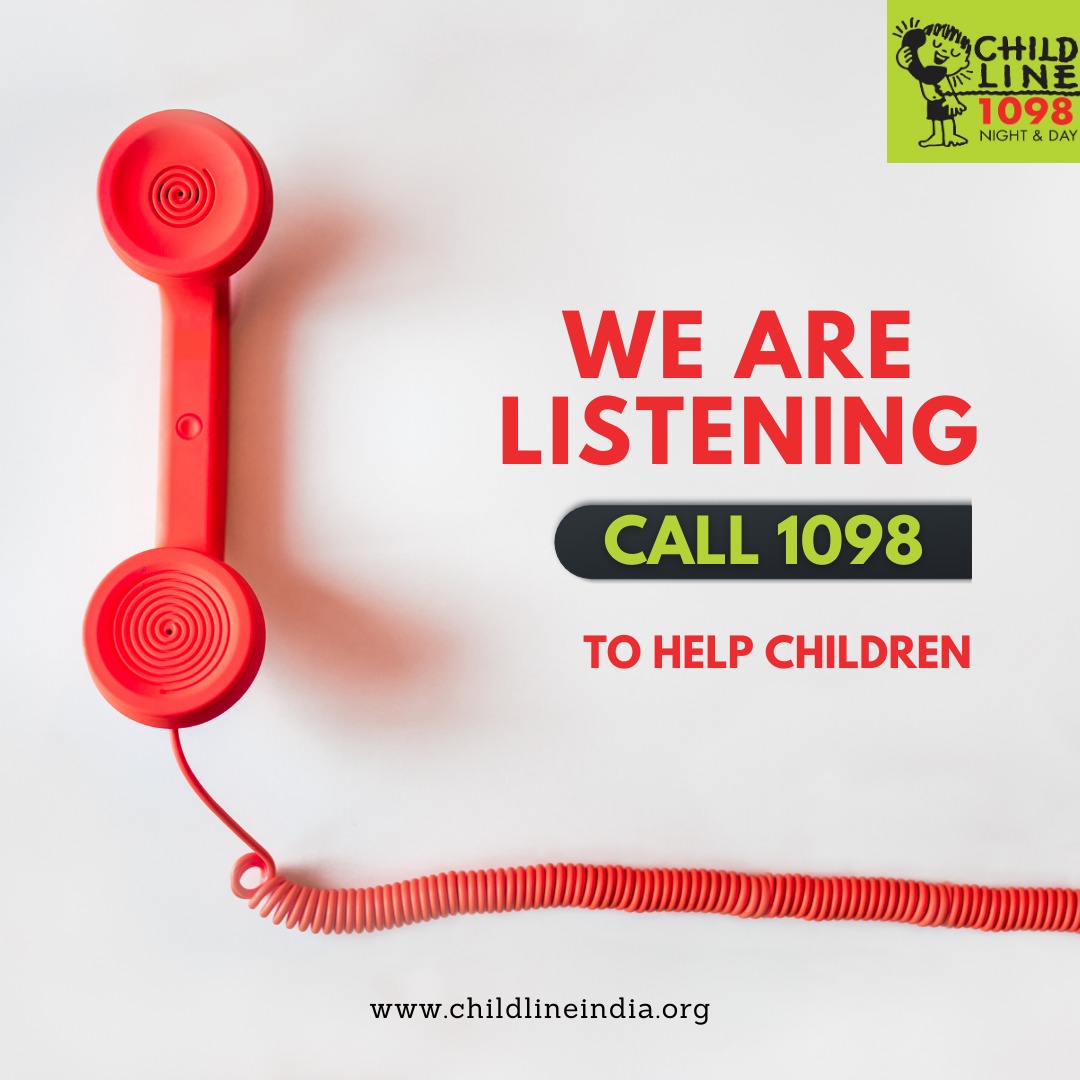 Every child’s voice deserves to be heard, CHILDLINE 1098 is available 24/7 to listen and assist children. Call 1098 to help the children. #childline1098 #helpline #ngo #india #children #childsafety #childprotection #childcare #childdevelopment #childrights #childwelfare