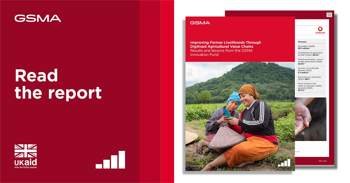 GSMAm4d's tweet photo. In the latest #AgriTech report, you can read about the important lessons and results from the #GSMAInnovationFund for the Digitisation of Agricultural Value Chains: https://t.co/E8K7D5GHKK #UKaid #smallholder #SDG2 #agrivaluechains https://t.co/XMadrIizye
