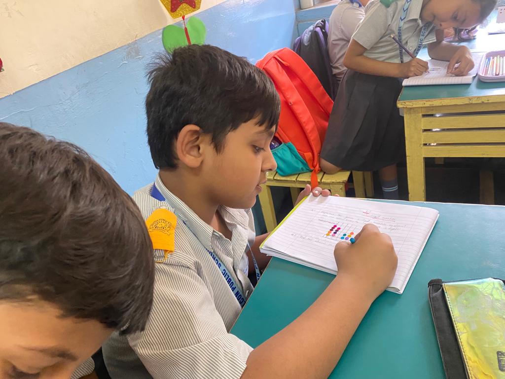 PublicAhlcon's tweet photo. Abacus activity in class 4B introduction of 5-digit numbers, conducted by Ms. Arushima. #LetsMakeMathFun #PreparatoryStage @Ahlconpublic1 @seemasoniaps @MamthaSays @sanjeevbansal06 @GanguliKuhu @aarathik007 @ShwetaGangwani3 @Shilpa_Mishra15 @arushima07 https://t.co/qloKHSUEzh