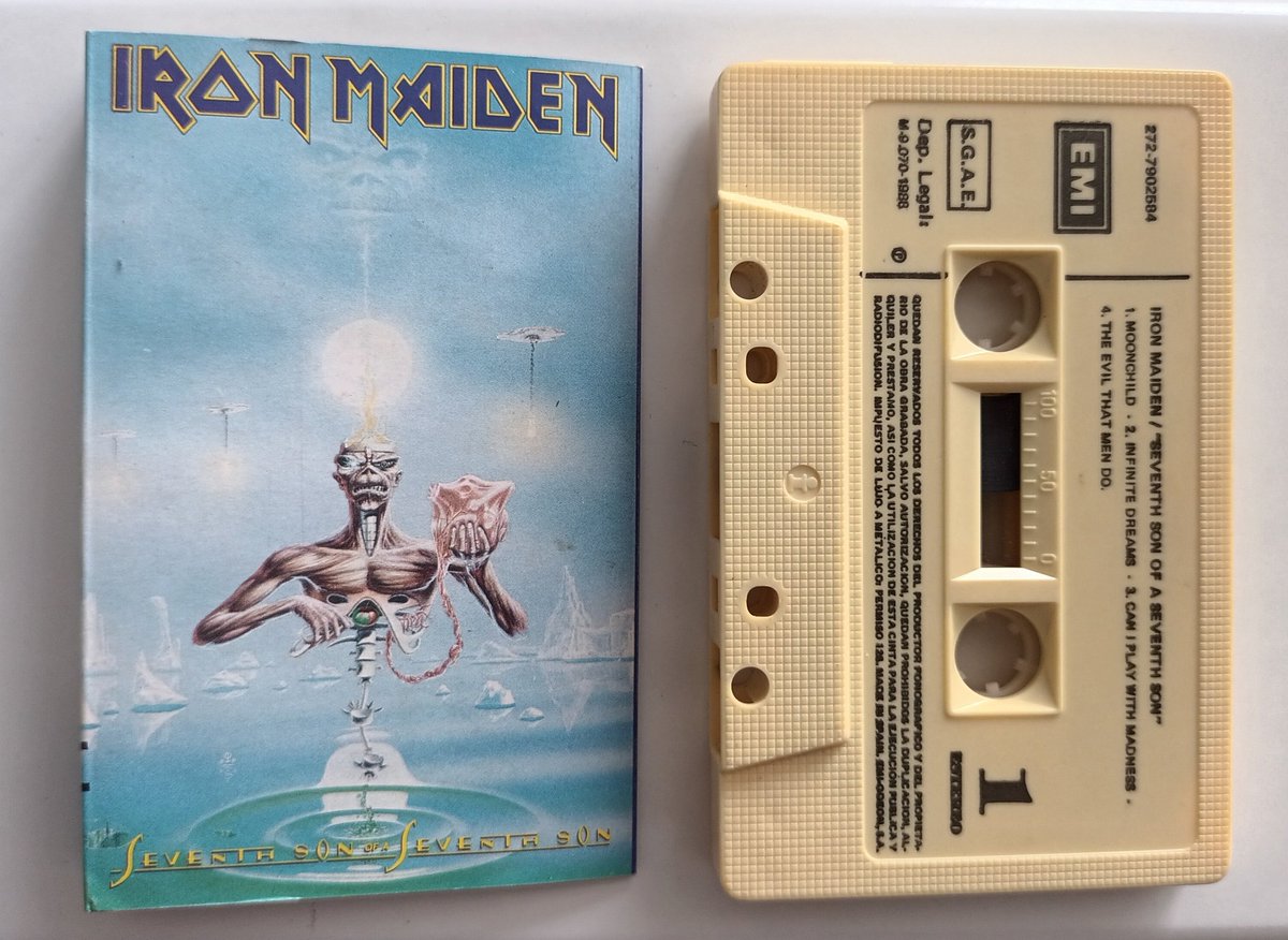 El 11 de Abril de 1988, hace 35 años, Iron Maiden lanzaba su séptimo álbum de estudio 'Seventh Son Of A Seventh Son', para mi el mejor disco de Iron Maiden
#Efemeride #11Abr #IronMaiden #SeventhSonOfASeventhSon
spotify.link/LCje0qRdUyb