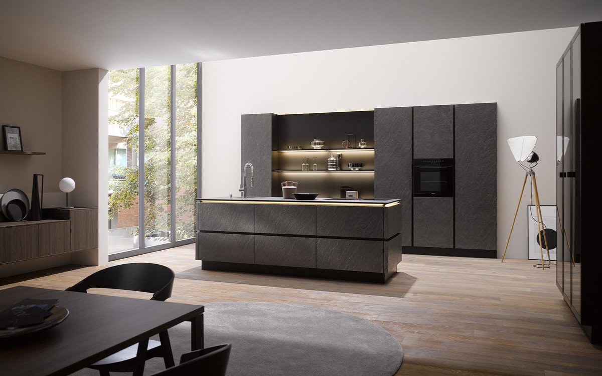 kuechenmennen's tweet photo. Häcker Küchen AV 7030 GL Black Star AV 2041 Walnuss-dunkel

Trendton Schwarz mit echtem Steinfurnier
#einbaukuechen #kuechenstudio #markenkuechen #kuechenplanung #kuechenberatung #kuechenideen  #wunschkueche
Bild: #Häcker
Unser Online-Prospekt #systemat:
https://t.co/iACl762Gi7 https://t.co/63eWy1Cae7