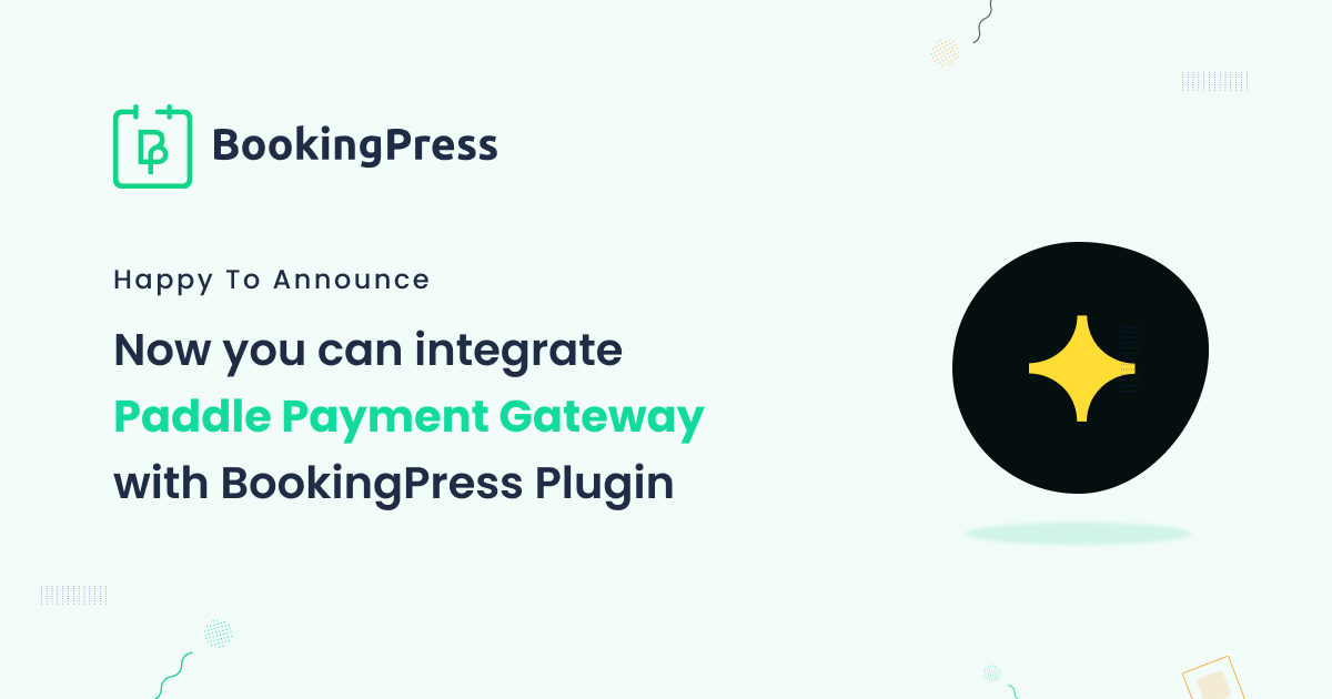 🎉Exciting news! BookingPress Plugin now supports <a href="/PaddleHQ/">Paddle</a> , the secure payment platform.

Now, accept all major cards and alternative methods with ease.🤩

👉Learn more: bit.ly/3Mv8Pk8

#paddle #PaymentGateway #bookingpress  #wordpresswebsite
