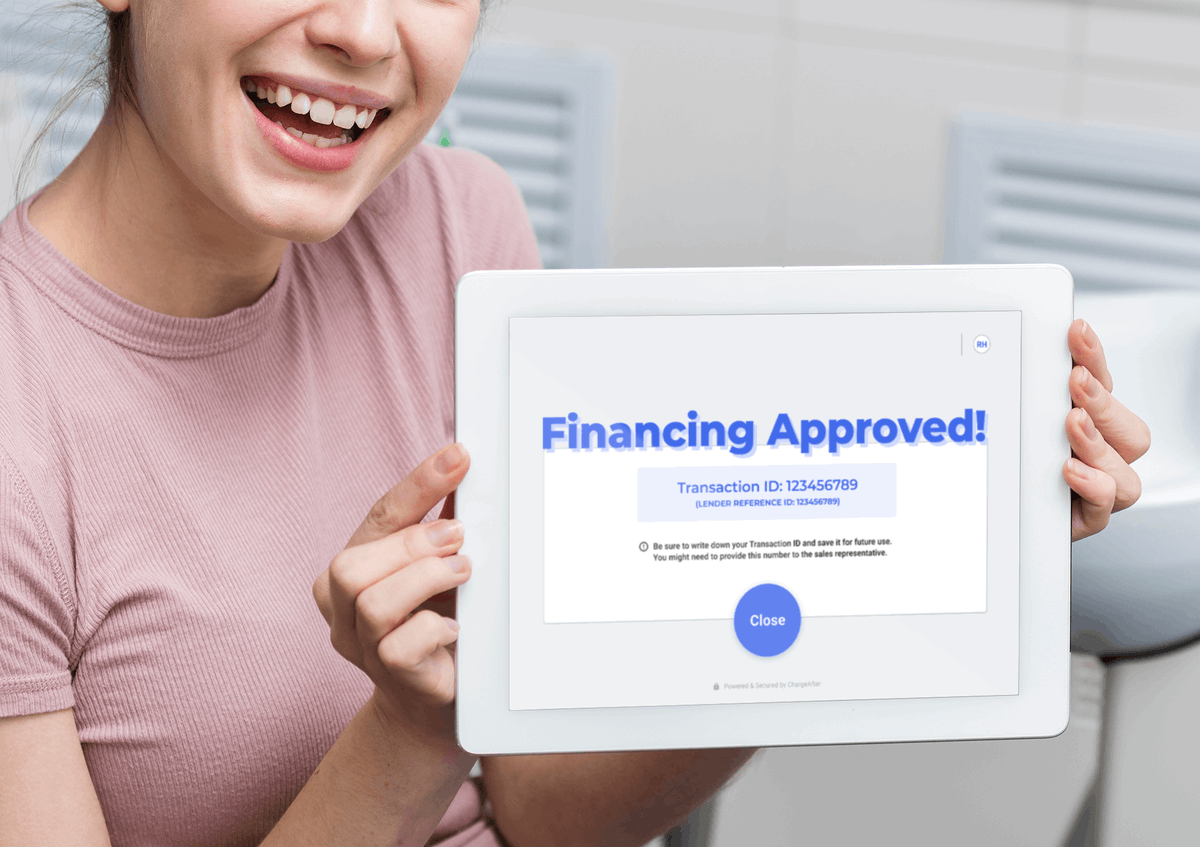 groupdentistry's tweet image. Patient financing has become an increasingly important strategic element of a DSO’s offer. Learn how to simplify your patient financing offer with a single application to multiple lenders: bit.ly/3mmobgr

@ChargeAfter  #patientfinancing #dso #dental #patientexperience