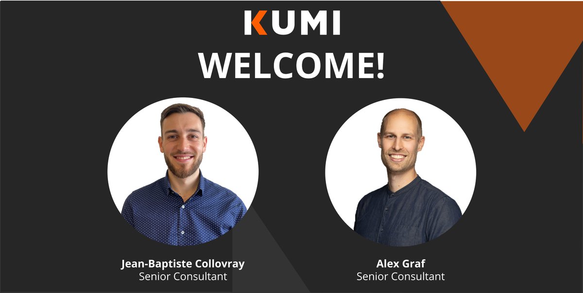 🎉We're really excited to welcome Jean-Baptiste and Alex to the team!🎉

You can find out more about our team here: kumi.consulting/our-team