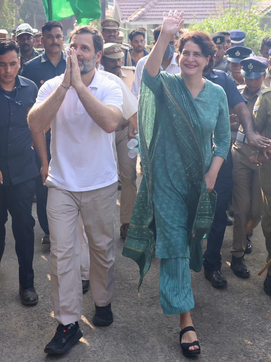 INCKerala's tweet photo. Wayanad is my home. I was not happy living in the MP's house. I'm happy they took it from me. I have seen hundreds of you losing your houses to flood and landslides and surviving. Our relationship will continue till the end of my life: Shri. Rahul Gandhi to people of Wayanad. https://t.co/dcZlr59Dkm