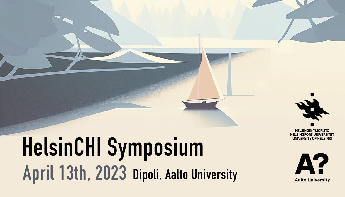 Excited to organise and host 2023 HelsinCHI Symposium @aaltouniversity on April 13th for everyone interested in #HCI research from Helsinki. Still time to register for the event here https://t.co/Wo6DeOHijj… 
w/ @oulasvirta @gjacucci @welsch_robin @YueJiang_nj https://t.co/sQ5I92217u
