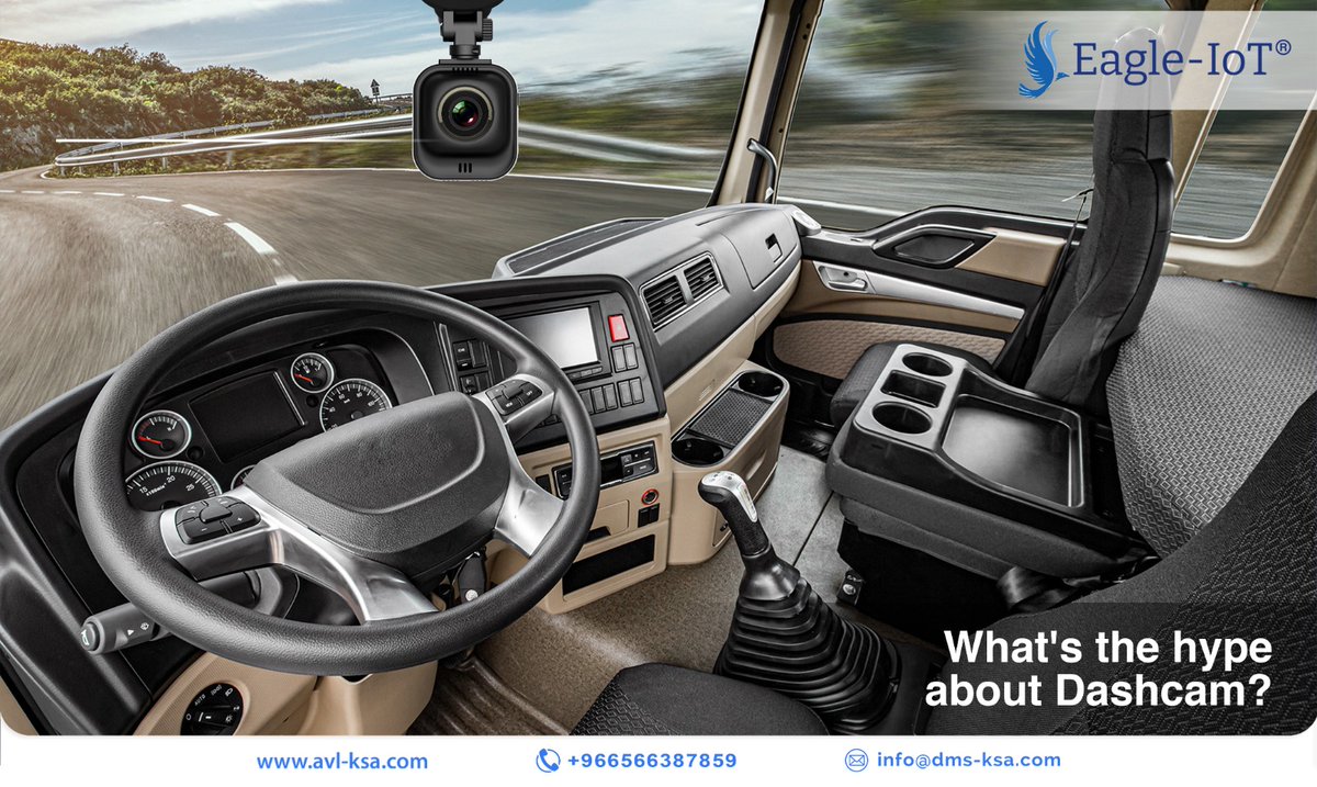 #Dashcams when combined with #VideoTelematics provide a more holistic view, to detect risky events with the help of AI and notifies the manager in real time.
Take control of your fleet like never before with the #VideoTelematics

avl-ksa.com/index.php/en/2…

#IoT #Fleetmanagement