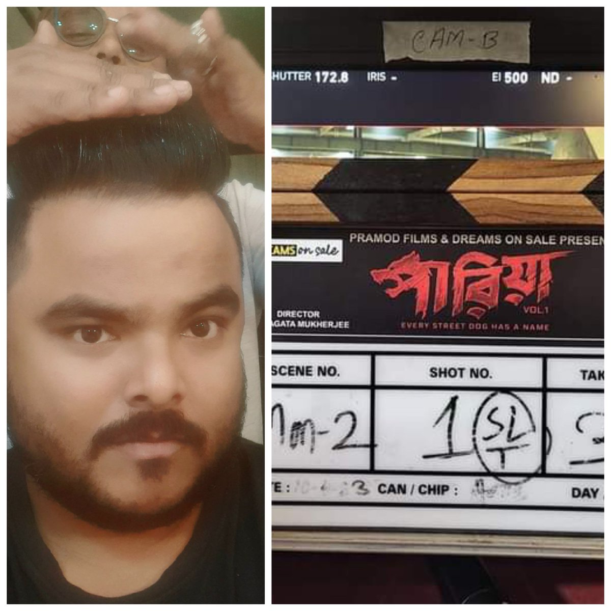 And my new journey begins with " Pariah " .<a href="/VikramChatterje/">Vikram Chatterjee</a> dada I must say Your contributions to this project have been invaluable.
I am so lucky to work with you.

#debashisroy #actor #newfilm #Bengali