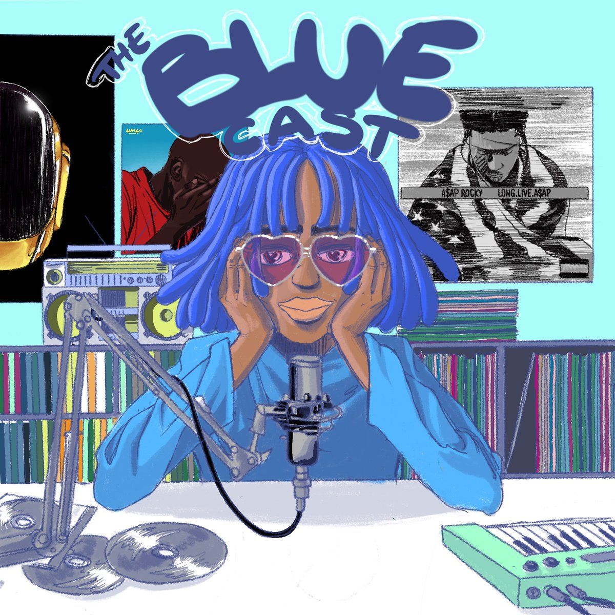 thisislizamarie's tweet photo. THREAD SUR LES ÉPISODES DU BLUECAST AKA LE PODCAST MUSIQUE LE PLUS SYMPA DE TA GÉNÉRATION.⬇️ https://t.co/kCEcGSOX59