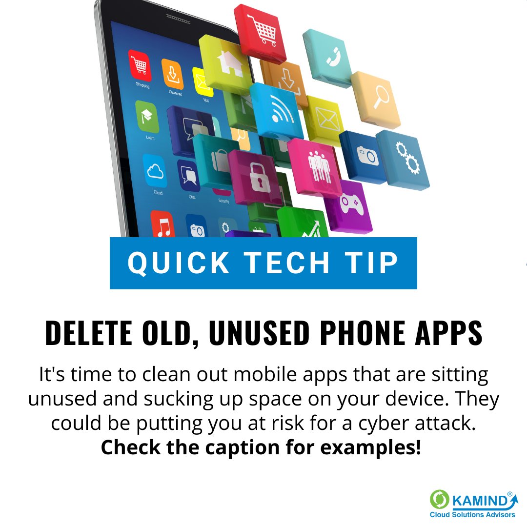 kamindit's tweet photo. Here are a few fast-tips for keeping your phone apps a little safer. ⁣
⁣
1. Remove any apps you don’t use 
2. Revoke permissions for apps that require access to sensitive information
3. Keep apps updated 
⁣
Your phone IS a computer, treat it like one! https://t.co/xy7TDeyKsI