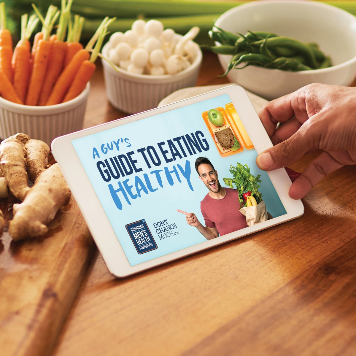 Improve your diet with: A Guy's Guide to Eating Healthy! 

Access free, simple dietitian recommendations, meal ideas and cost-saving tips. Created with Chef <a href="/nedbell/">Ned Bell</a>, <a href="/TELUSHealth/">TELUS Health</a> dietitian Caitlin Boudreau and sponsored by <a href="/WindsetFarms/">Windset Farms</a>.

Download now → dcm.tips/3nDXvb2