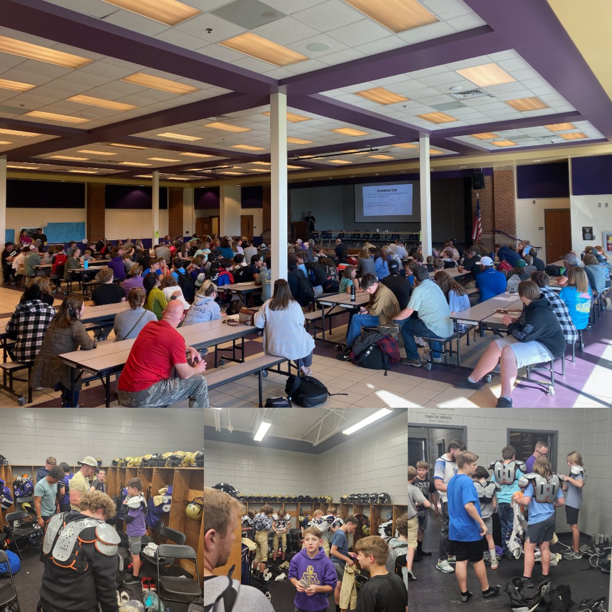 LumpkinFB's tweet image. It was all hands on deck yesterday as over 70 young men started the middle school football journey. Every coach was there to help because we are 1 program with 1 goal!!! #oneprogram