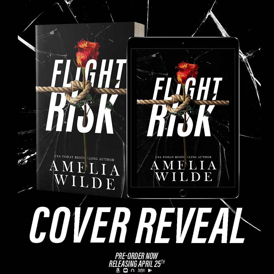 Amelia Wilde has revealed the gorgeous cover for Flight Risk, releasing April 25, 2023!

 Pre-order today on all platforms!
Amazon: buff.ly/43l7By0

@valentine_pr_  #DarkRomance #Billionaire #ForcedProximity #TragicPast #TorturedLead #VirginHeroine #Revenge #Kidnapped