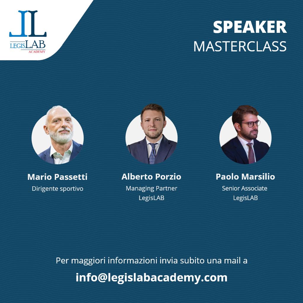 GoalItalia's tweet photo. Ci sarà anche il nostro Editorial Director Europe @RenatoMaisani tra gli speaker della Masterclass in Giornalismo Sportivo organizzata da @LegisLABAcademy 🏫

📩 info@legislabacademy.com https://t.co/OmgS85Mi4I
