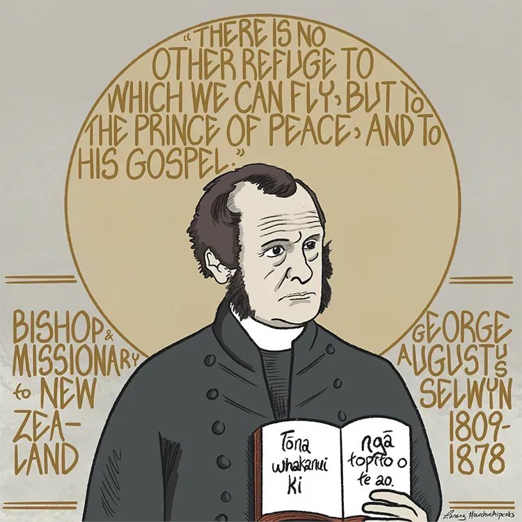 “There is no other refuge to which we can fly, but to the Prince of Peace, and to His Gospel.” - George Augustus Selwyn (1809-1878), Bishop & Missionary to New Zealand // buff.ly/411xtNr // #ourchurchspeaks #churchhistory #anglican #newzealandhistory #bookofcommonprayer