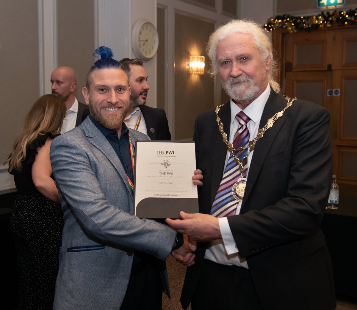 JKSLtd's tweet photo. I was pleased to accept the Arthur Maber award in 2022 for an article I contributed for JKSL to the Permanent Way Institution’s journal about invasive species control in the rail industry.
https://t.co/Xw2LCfzj0d #twittertakeover #invasivespecies #JKSL https://t.co/wekUwDm3lz