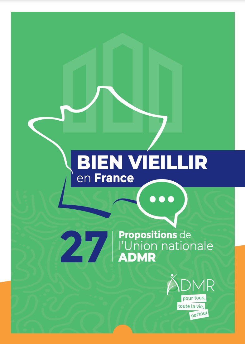 Dans le cadre de la #PPL et du #CNR, l’#ADMR publie ses 27 propositions pour le Bien vieillir en France à #domicile.
Découvrez le ici 👉 bit.ly/ppl_bien_viell…
 <a href="/Solidarite_gouv/">Ministère des Solidarités</a> <a href="/JCCOMBE/">Jean-Christophe COMBE</a> <a href="/LaurenceCristol/">Laurence Cristol</a> <a href="/Vidal7602/">Annie Vidal</a>