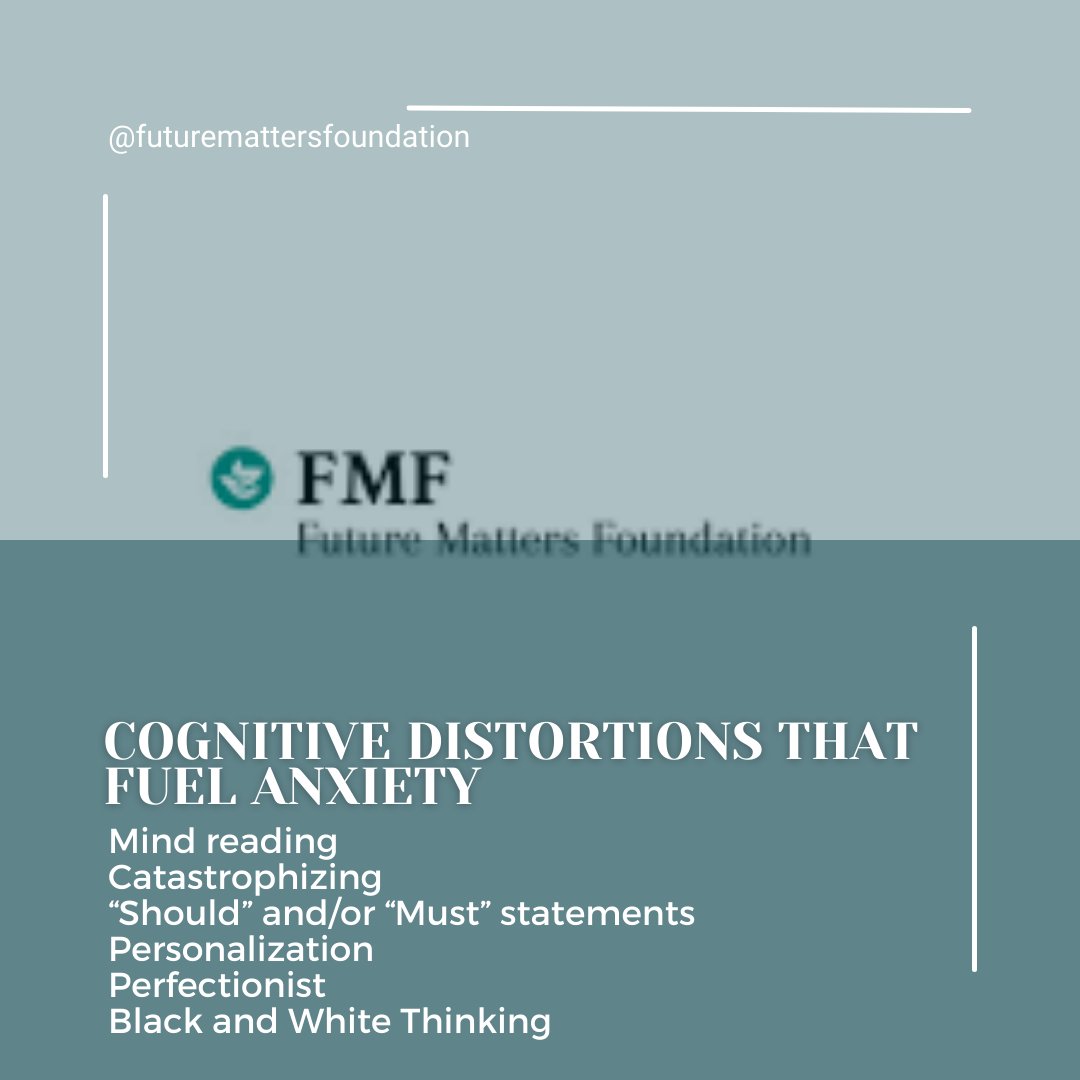 If you need assistance with challenging cognitive distortions, our team of professionals are skilled at helping people change unhelpful ways of thinking. #cognitivedistortions #help #FMF