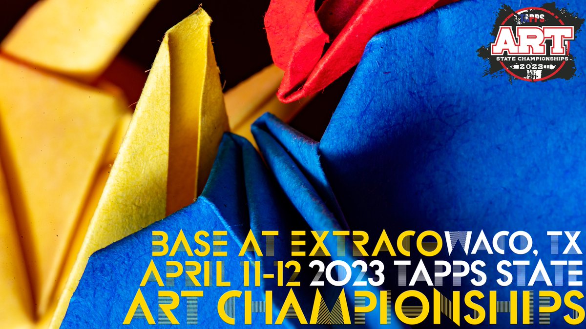 TAPPSbiz's tweet image. Good morning! The #TAPPSart State Championships get underway today and it&apos;s LD Debate Day at #TAPPSacademics