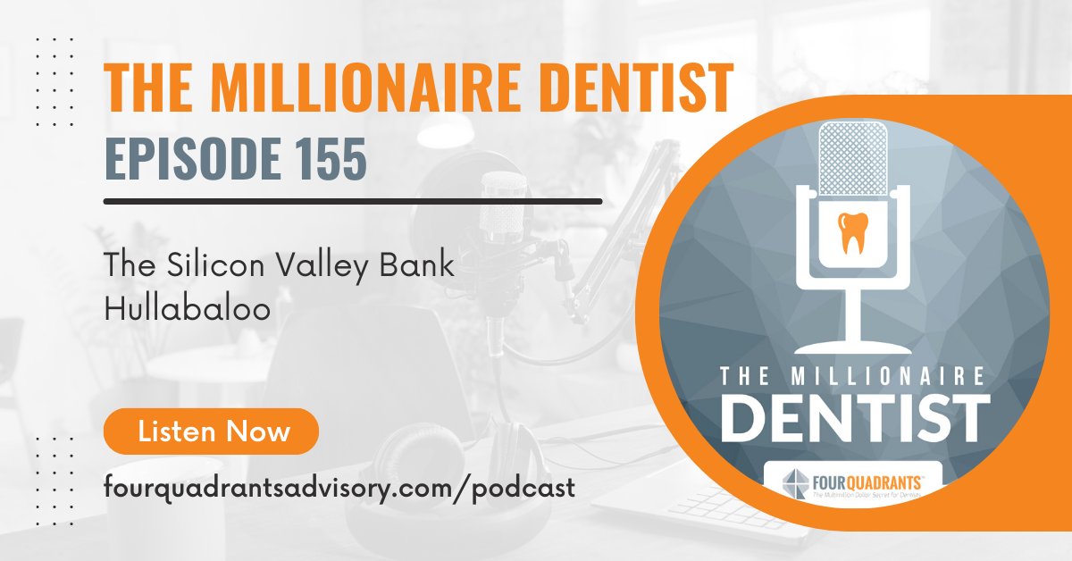 Questions about Silicon Valley Bank's recent headlines? The Millionaire Dentist podcast has it covered. Join Casey, Jarrod, and CFP® Colin Holmes as they break it down for business owners. 
hubs.ly/Q01KYqKk0 hubs.ly/Q01KYx_v0