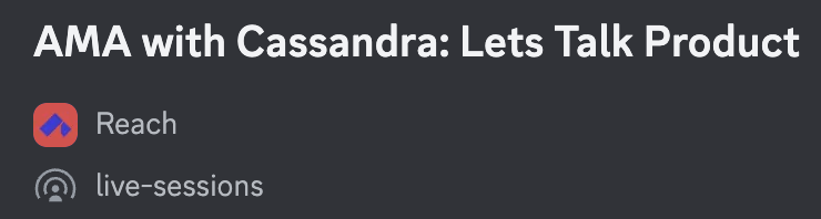 reachlang's tweet photo. Join us for an insightful AMA session with @Cassandra_Jill, a product management expert in web3 and Head of Product at @MagnaTokens. She will be sharing years of experience in the field with us. Happening today at 12 PM ET. Don't miss out! #web3 #productmanagement #AMA #reachhub https://t.co/LMjG7dvk0h