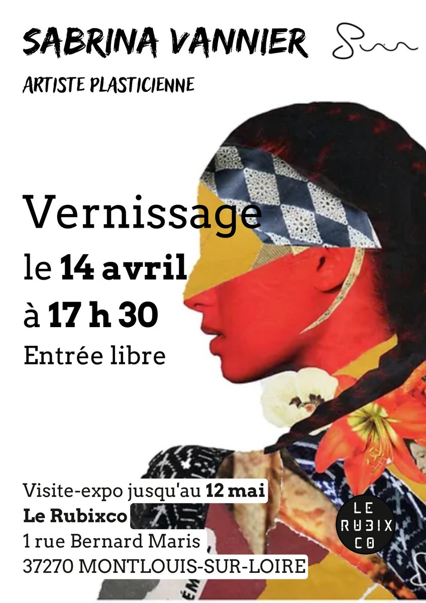 lerubixco's tweet photo. EXPO #2 au Rubixco 👩‍🎨  
On t'invite à plonger dans l'imaginaire de Sabrina Vannier avec ses collages et dessins coloré🤩
➡ Vernissage vendredi 14 avril à partir de 17h30, entrée libre
➡ Visite-expo jusqu'au 12 mai, entrée libre 

🔸+ d'infos en commentaire 👇👇 https://t.co/ARCZJ3jdPl