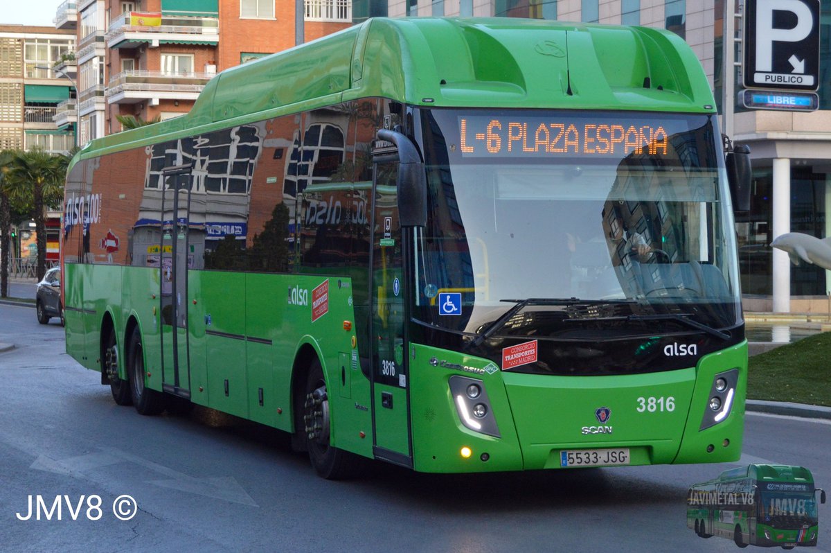JavimetalV16's tweet photo. La línea 6 de Torrejón lleva unos días un poquito locos. Normalmente su asignación suele ser Setra de la serie 339x,pero ha estado llevando varios Scania, precisamente en festivos, y lo peor es que la mayoría eran de GNC. Un saludo al conductor del 3813, un grande ese hombre. https://t.co/RJEqhHT4SJ