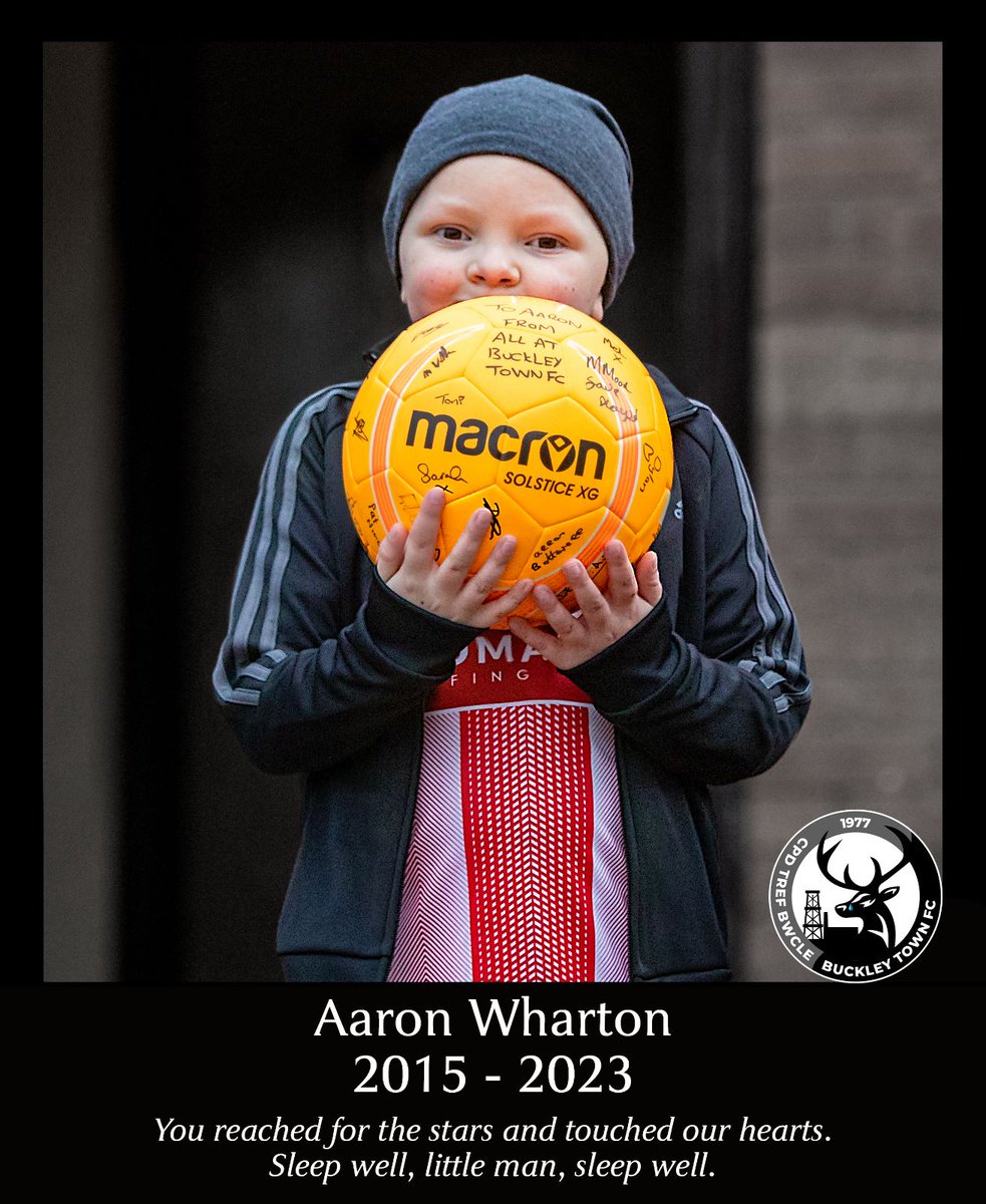 It is with heavy hearts that we share the sad news of the passing of our little hero, Aaron Wharton.
Aaron was a truly inspirational little boy, our thoughts and prayers are with his family and friends, we are thinking of you at this tragic time.