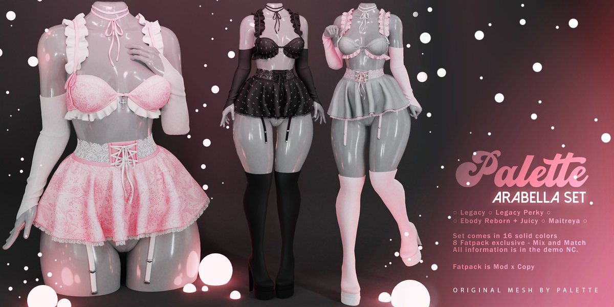 PaletteSL's tweet photo. 🤍 G I V E @ W A Y 🤍
Arabella Set coming to ACCESS 

24H - 3x Megapack giveaway on all social media except Flickr.     

Follow - Like - Comment your inworld- RT to join. Good luck everybody. ^^    
#SecondLife https://t.co/PGcwcVGRX5