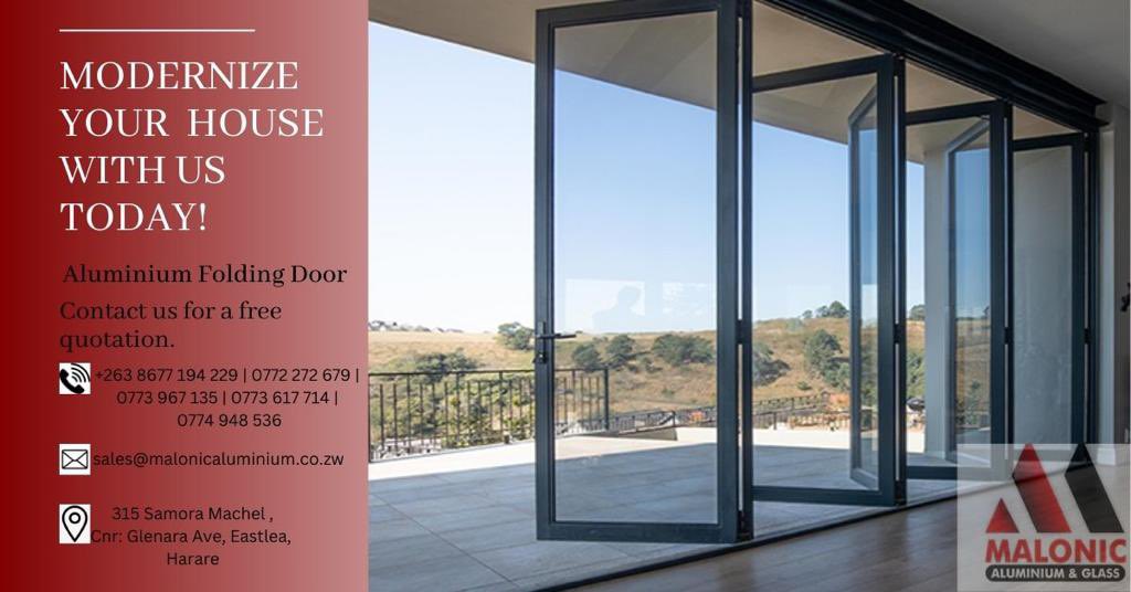 MalonicG's tweet photo. Aluminium folding door #AluminiumWorks https://t.co/RLCGcLy2gH