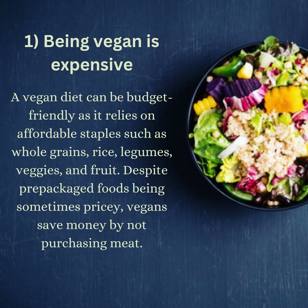 Ecosperity_'s tweet photo. ‘The only regret about going vegan is not doing it sooner.’
For some people, being vegan is a dietary choice, but for some it has become a lifestyle. 🤩

Here, we bring to you a myth buster about veganism, so that you can opt for a vegan diet today!🍽️🥗 https://t.co/hYNsNtEnQC