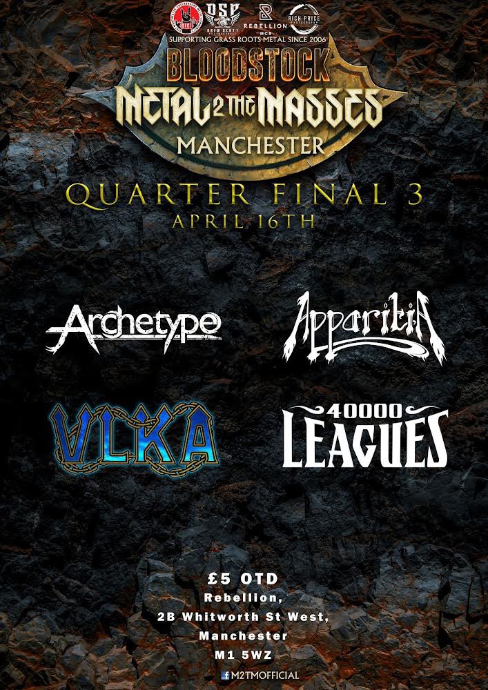 oh lord, this Sunday we go head to head with some really strong bands at Metal 2 The Masses Manchester. Get yourselves down, it’s going to be an amazing night!