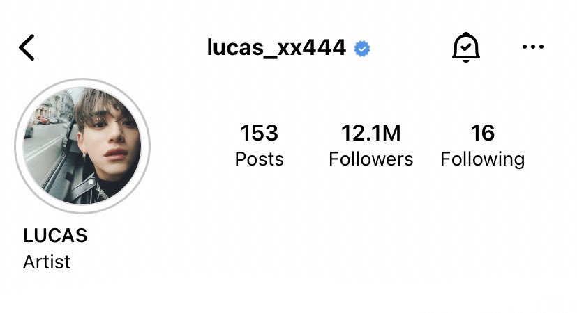 ลูคัสมีผู้ติดตามถึง 12.1M แล้วค่ะ 🎉✨

#LUCAS #ลูคัส #黄旭熙 #루카스 #ルーカス