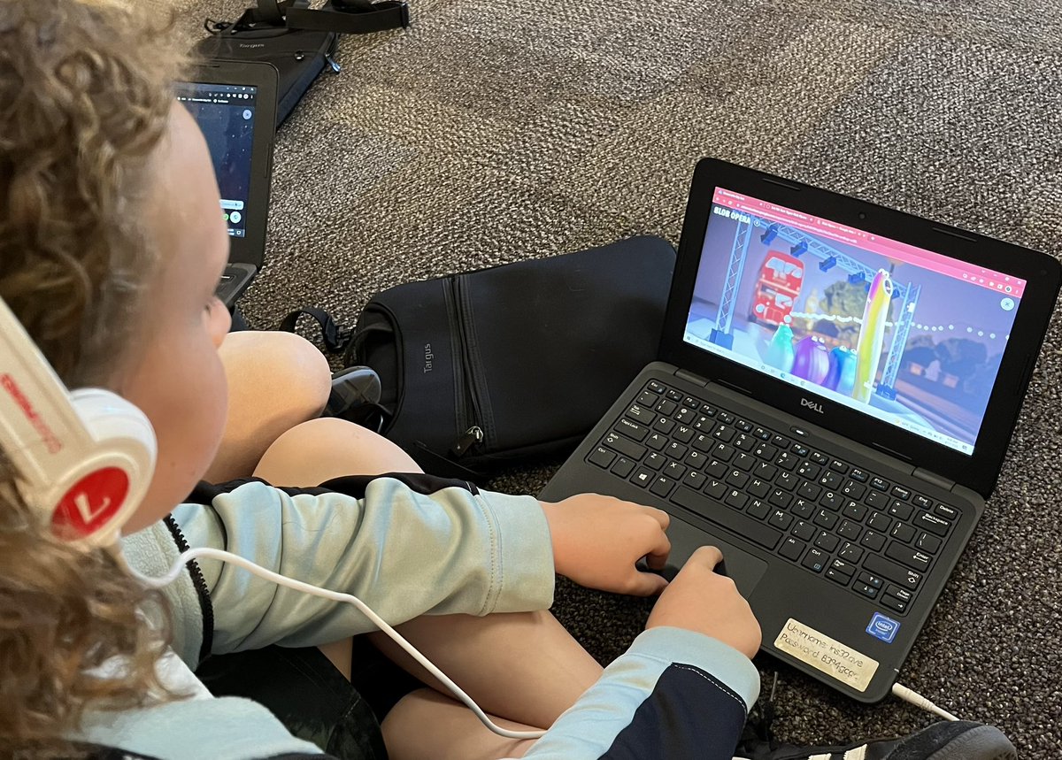 Tech Tiger day is all about using technology to explore music. @TV3rdGrade <a href="/drlanaluttrell/">Lana Luttrell</a> 
Using <a href="/BlobOperaNL/">Blob Opera</a> <a href="/incredibox_/">INCREDIBOX 🎶</a> and visiting the <a href="/metmuseum/">The Metropolitan Museum of Art</a> 
#tvtigers2023