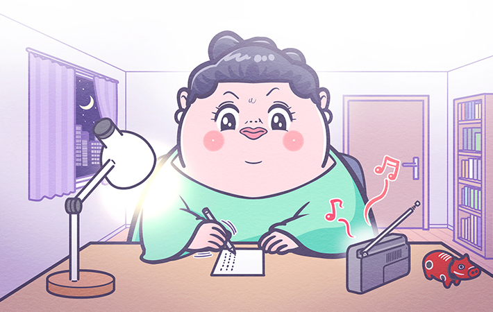 ハガキ書くマツコさんイラスト。来週は銀座ランチの世界。ありがとうございました
#マツコの知らない世界 #ラジオの世界
