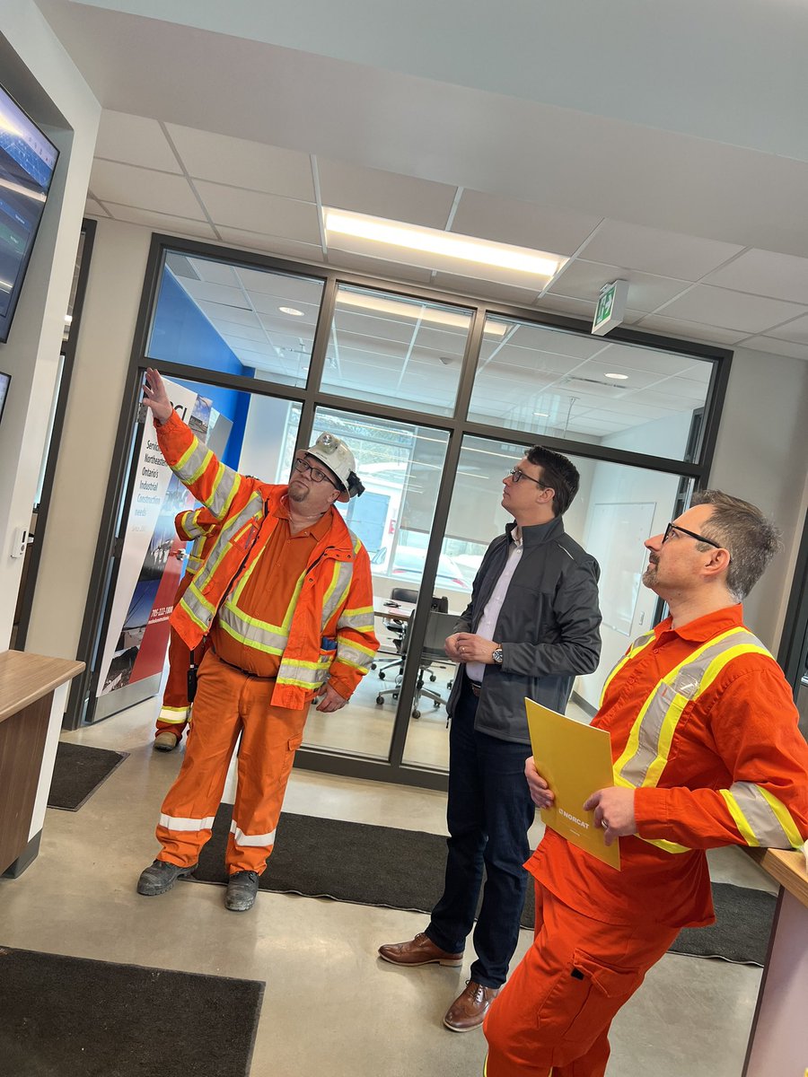 NORCAT (@norcat) on Twitter photo We have a special guest at the <a href="/NORCAT/">NORCAT</a> Underground Centre today! <a href="/MonteMcNaughton/">Monte McNaughton</a>, Minister of Labour, Immigration, Training and Skills Development gets suited up for an underground tour before making an exciting announcement at 10am!
Watch the #LiveStream over at <a href="/ONTatwork/">Ontario At Work</a>! We have a special guest at the <a href="/NORCAT/">NORCAT</a> Underground Centre today! <a href="/MonteMcNaughton/">Monte McNaughton</a>, Minister of Labour, Immigration, Training and Skills Development gets suited up for an underground tour before making an exciting announcement at 10am!
Watch the #LiveStream over at <a href="/ONTatwork/">Ontario At Work</a>!