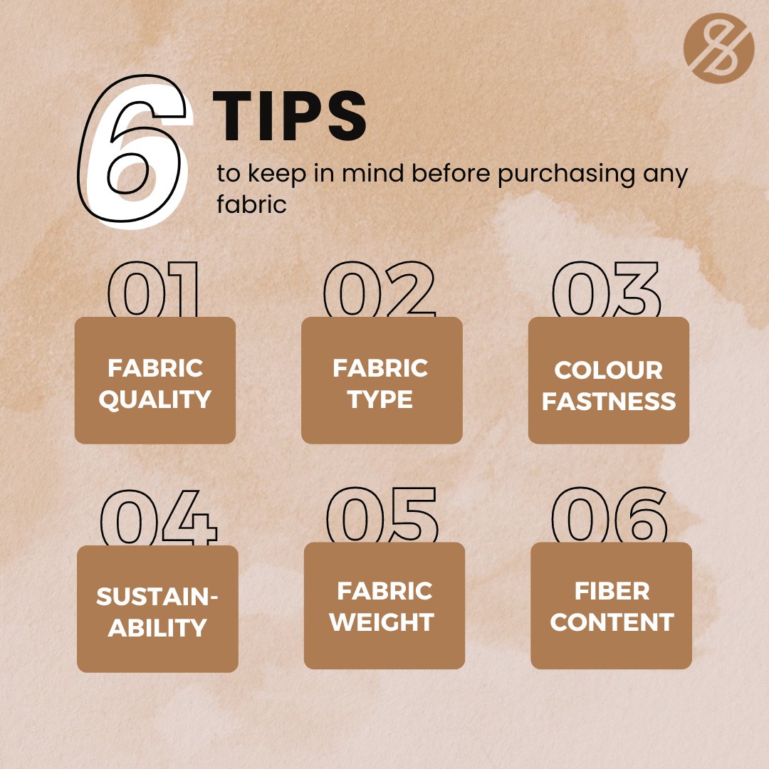 Attention all fabric lovers!  When it comes to purchasing fabrics, there are a few key things to keep in mind.

So choose wisely to achieve your desired outcome!
.
.
#shadesoffaashion #fashiontips #fabrictips #tips #clothingtips #fabricaddict #fabriclove #clothinghacks