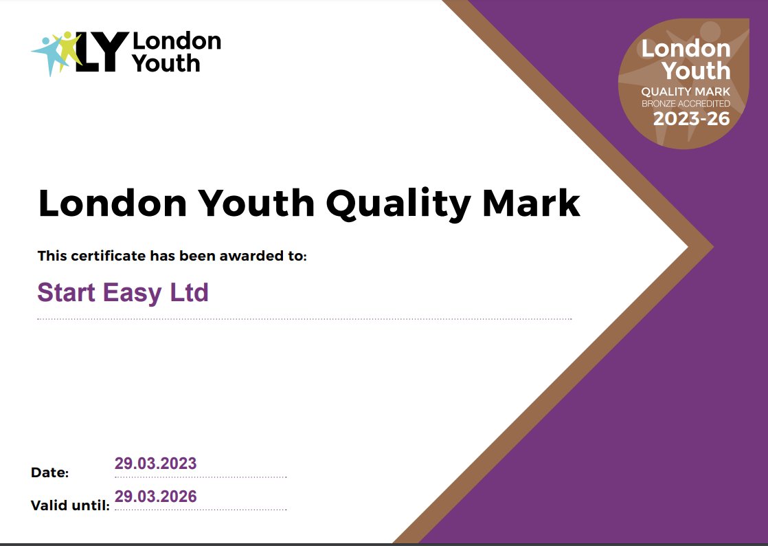 Celebrating🎉 with @LondonYouth #QualityMark A time to record and trace our achievements and growth since the beginning of our journey