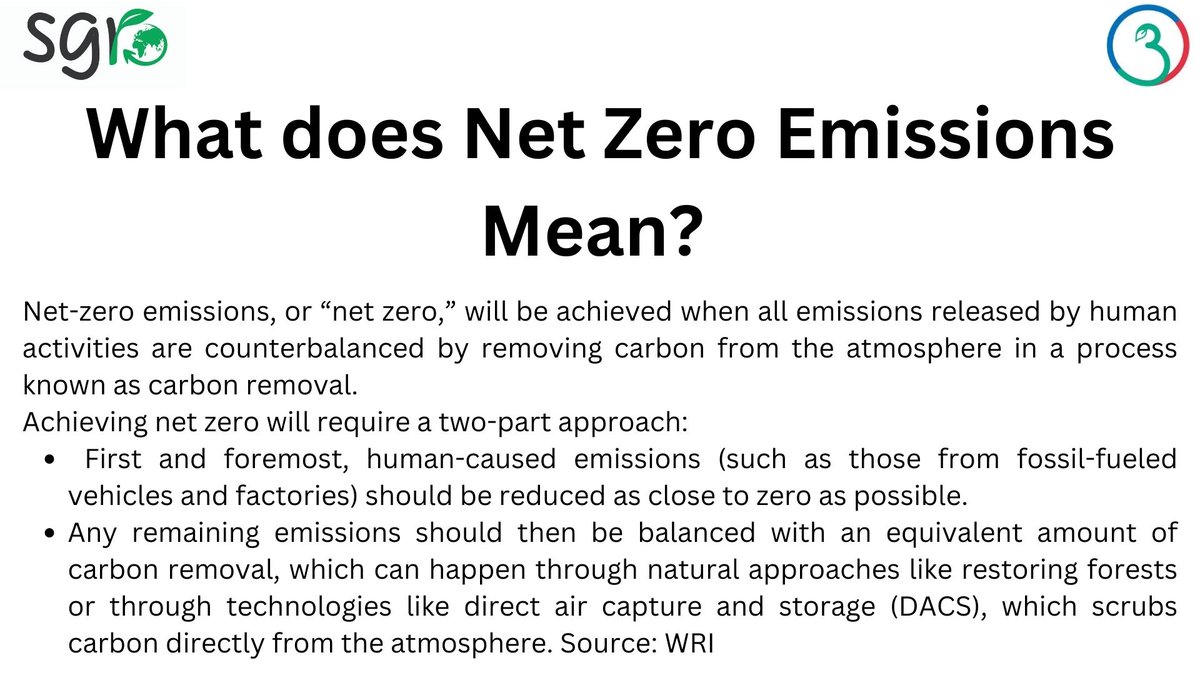 sgrpvtltd's tweet photo. As per the latest climate science, in order to avoid 
the worst climate impacts, global greenhouse gas (GHG) emissions
will need to drop by nearly half by 2030 and ultimately reach net zero. 

#climateaction #climatechange #netzero #netzeroemissions https://t.co/SOQIihRYH9