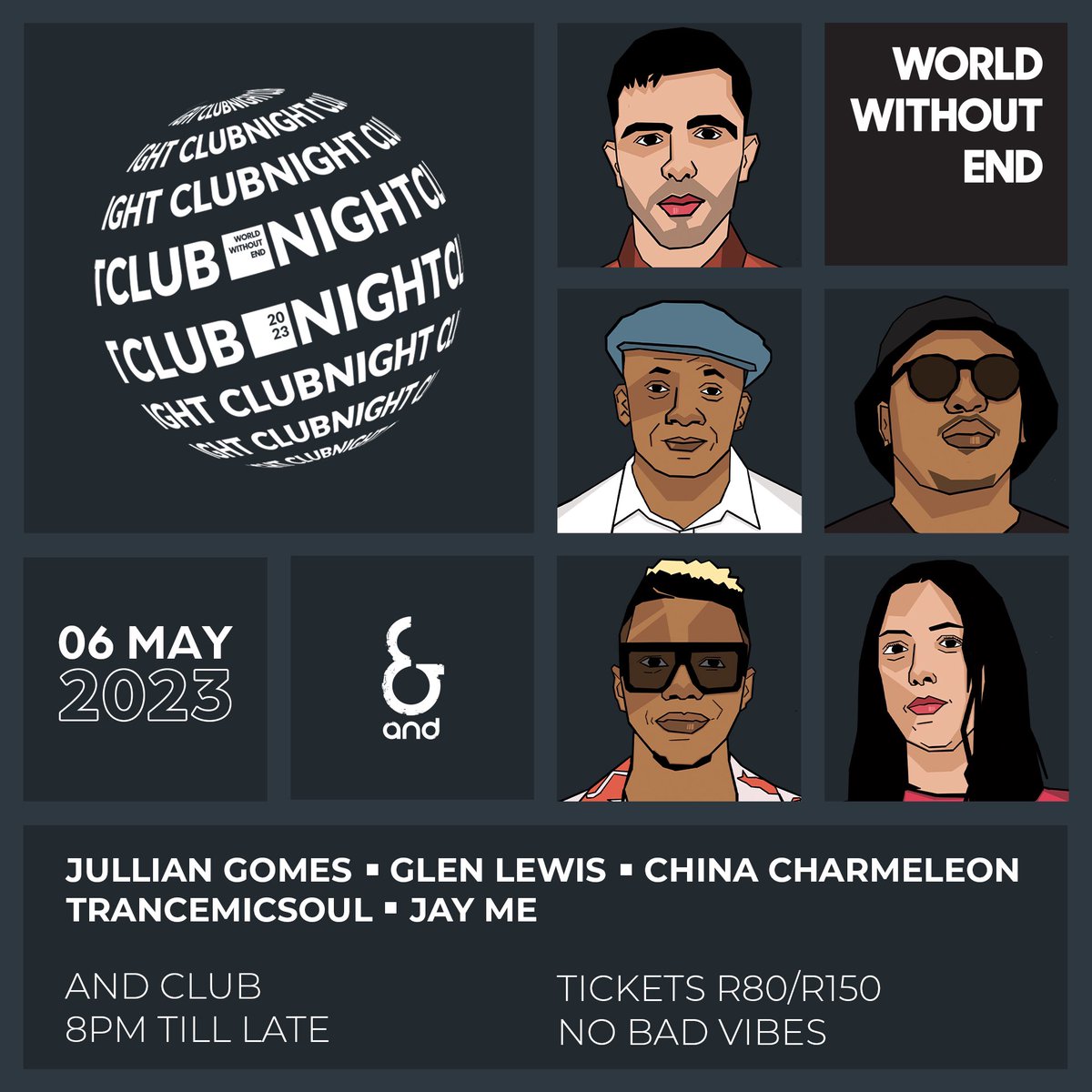 Looking forward to our World Without End Club Night on the 6th of May.

Tickets: bit.ly/CLUBNIGHT_MAY06