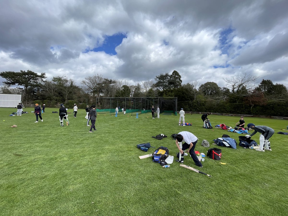 Day 1 of 2 for BPCC Easter Cricket camp. 30+ boys and girls having a great time over the holidays.