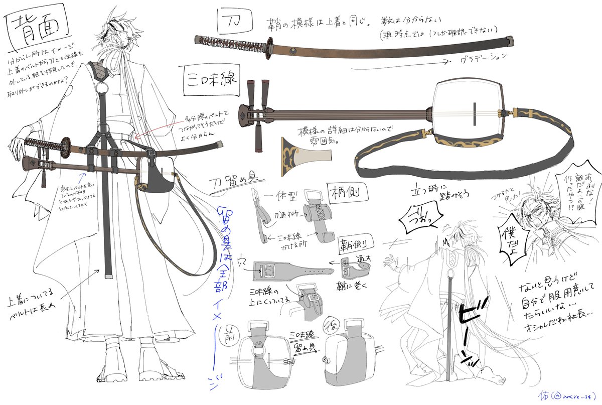 高杉社長(2臨)自分用メモ！
これのお陰でだいぶ描きやすくなった✨
分からない所はとりあえずイメージ補完
詳細設定分かるまではこれでいく💪