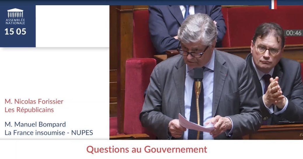 phgosselin's tweet photo. #DirectAN #QAG #QuestionsAuxGouvernement 
Excellente question de notre collègue ⁦@N_Forissier⁩ sur l’interdiction, purement franco-francaise,par l’#ANSES, de la phosphine à l’export, pour les céréales.
Ou comment la France se tire,une nouvelle fois, une balle dans le pied! https://t.co/DO5Xv1wX2A