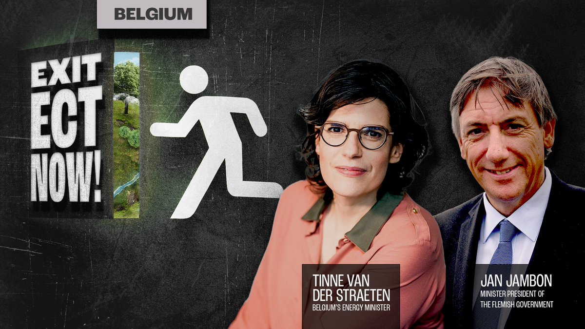 🇧🇪Exit the Energy Charter Treaty NOW!

<a href="/TinneVdS/">Tinne Van der Straeten</a> <a href="/JanJambon/">Jan Jambon</a>: Thousands of Belgians and Europeans are calling on you to #ExitECT - a toxic agreement hampering EU’s shift to clean energy. Be our champion, put the health of our planet over the profits of big corporations