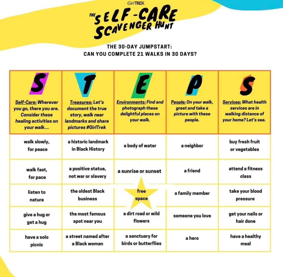 geauxnatural's tweet photo. 💙Happy💛CHOOSEDay🧡
#BecauseImWorthIt 
#Day11of21
#WarriorWeekComplete 
#30DayJumpStartChallenge 
#Selfcare
#ScavengerHunt 
#YearofYES
#LouisianaTreks
#GirlTrek💧 https://t.co/QZjIPokvgA