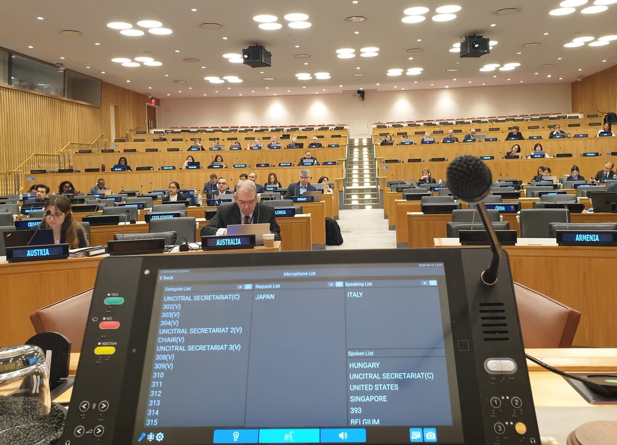annajoubinbret's tweet image. Working Group IV (Electronic Commerce)  continues its exploratory work related to data contracts at its session this week in New York. 

Documents are available here (provisional agenda, working papers, etc.)➡️ uncitral.un.org/en/working_gro… 

#UNCITRAL #AI #datacontracts