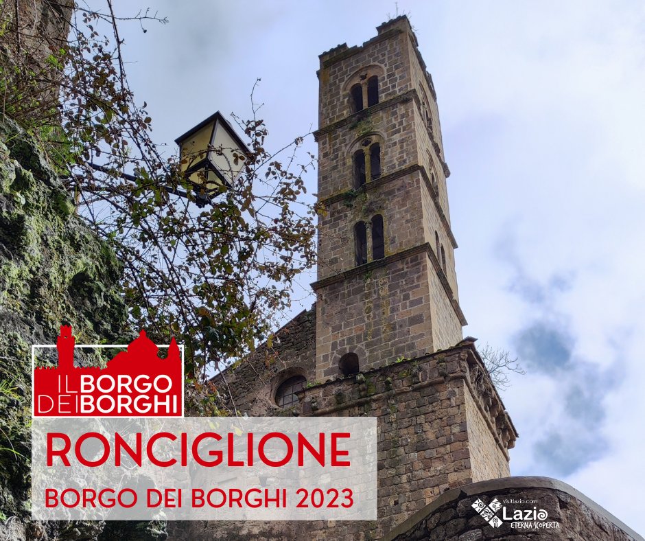 #Ronciglione è il #BorgoDeiBorghi 2023!
Lo splendido borgo nel viterbese è stato incoronato dal pubblico e da una giuria di esperti durante la trasmissione il #Kilimangiaro in onda su #Rai3.

#VisitLazio #LazioIsMe #LazioEternaScoperta