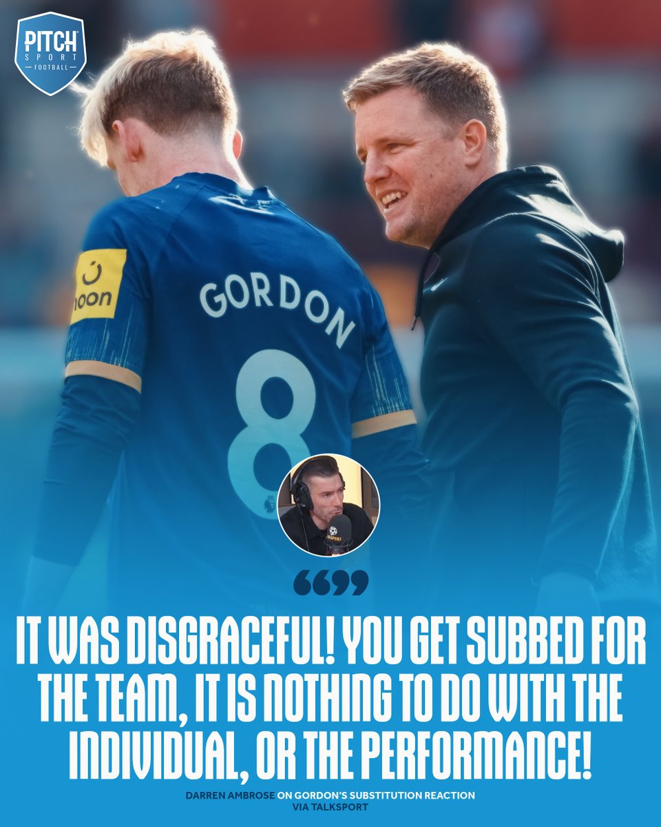 🗣️Darren Ambrose on Gordon's reaction to being substituted against #Brenford👀

What did you think of his reaction? Let us know!🔽

Download the #pitchfooty app today 📷onelink.to/gjhp53

#Newcastle #NUFC #football #footballfans
