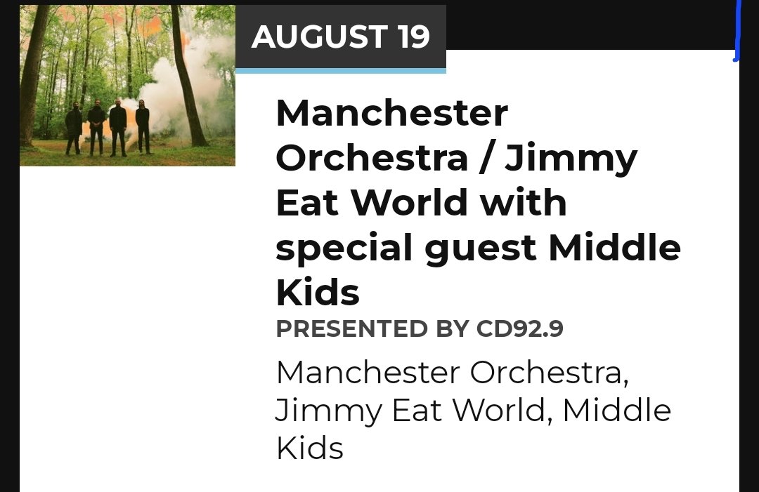 Bought impulse concert tickets last night 🤩